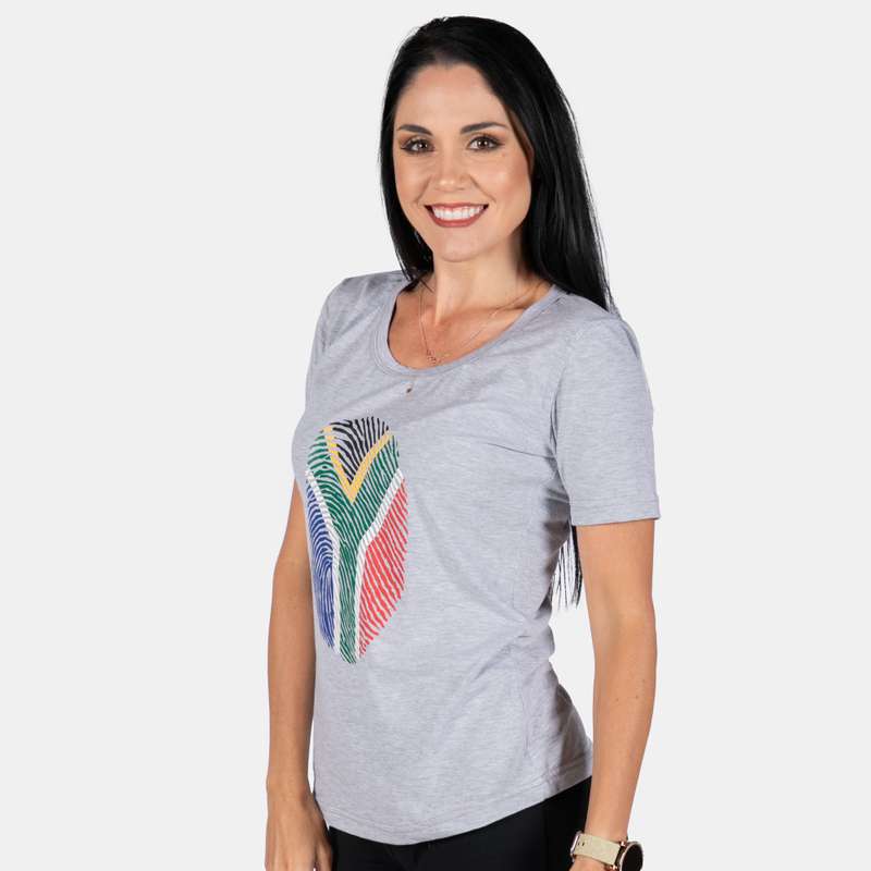 Ladies' Fingerprint ZA T-Shirt