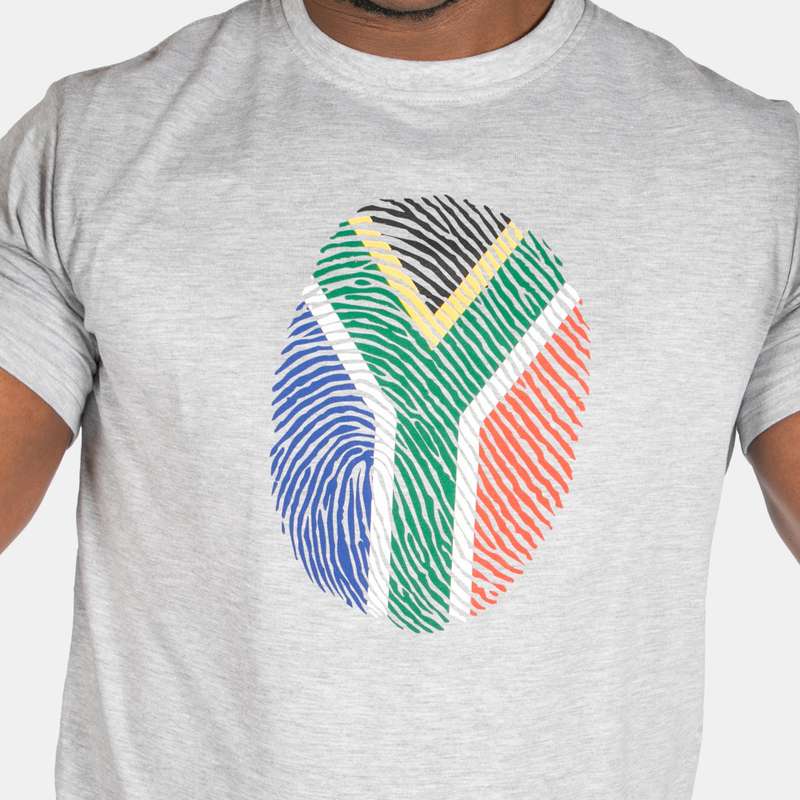 Men's South African Unique Fingerprint T-Shirt