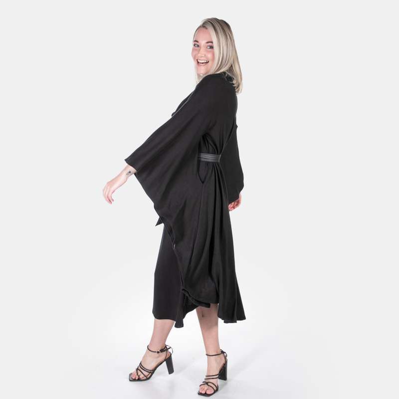 Women's Batwing Jersey Dress Soft Knit Winter Style