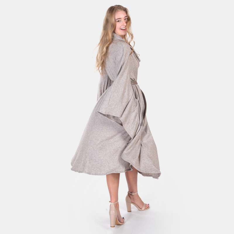 Women's Batwing Jersey Dress Soft Knit Winter Style