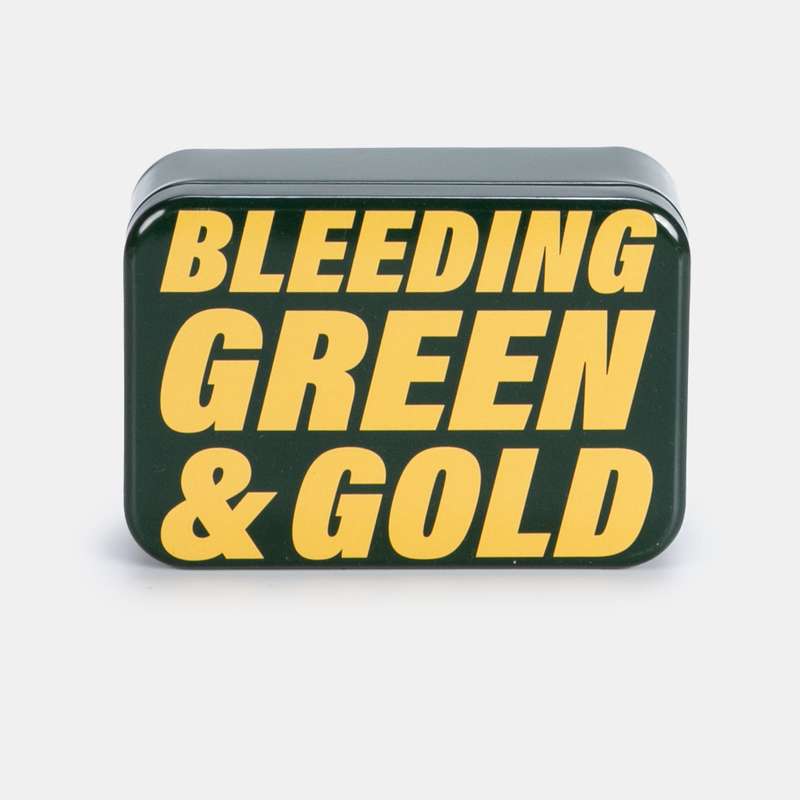 Assorted Plaster Bleeding Green And Gold