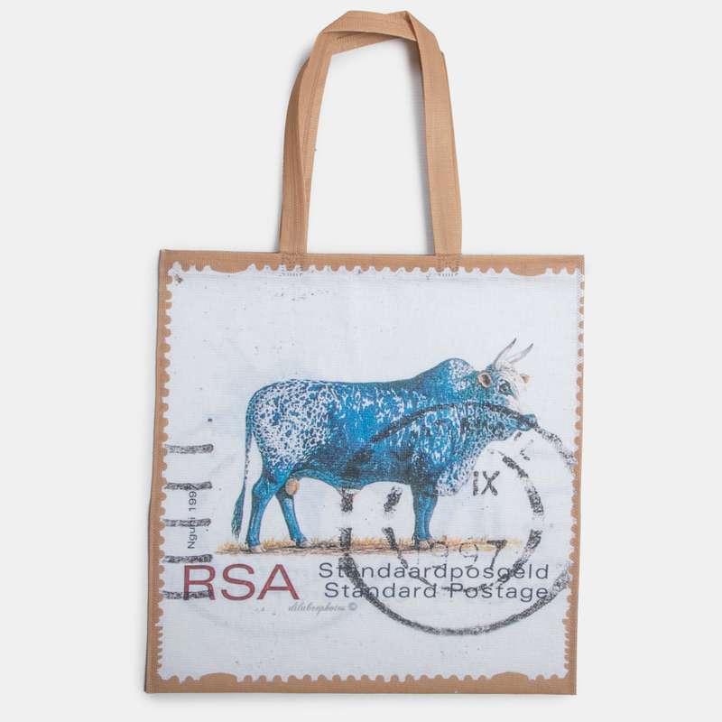 Nguni Stamp Portfolio Bag