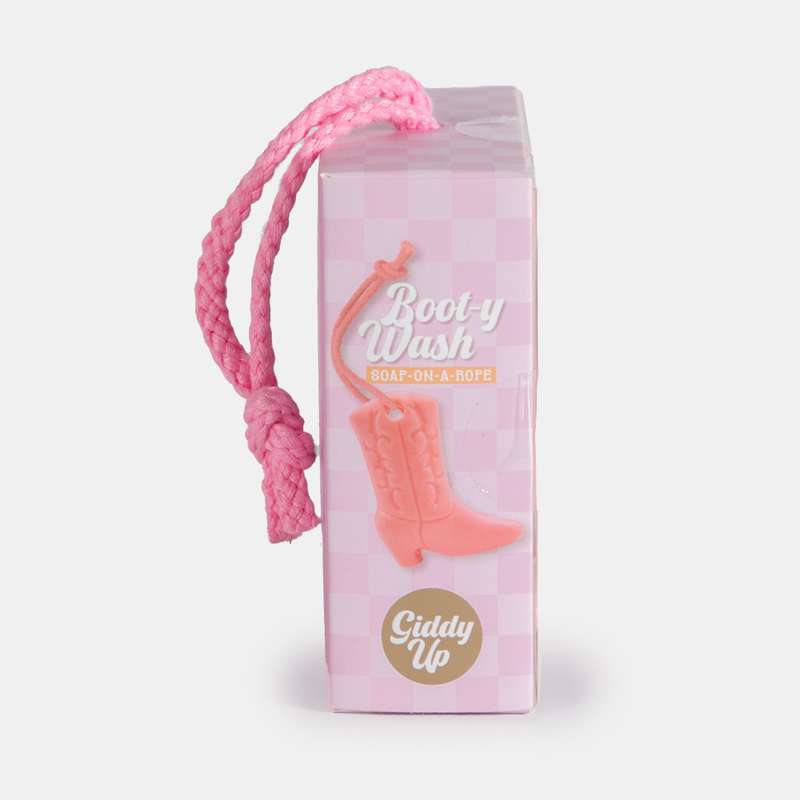 Fun Gift Booty Wash Soap Shaped Like A Boot On A Rope