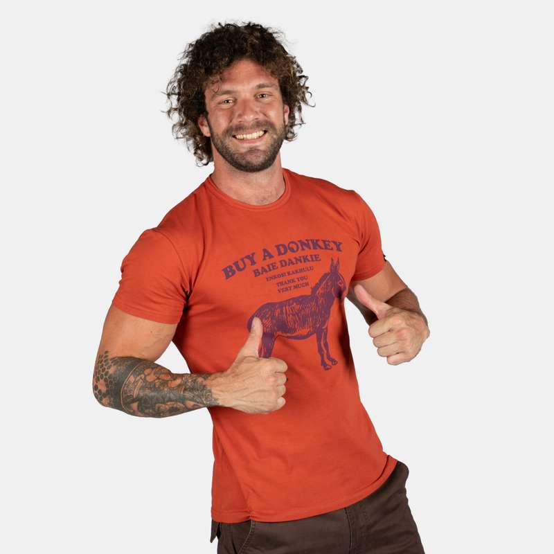 Men's Buy A Donkey Slim Fit T-Shirt