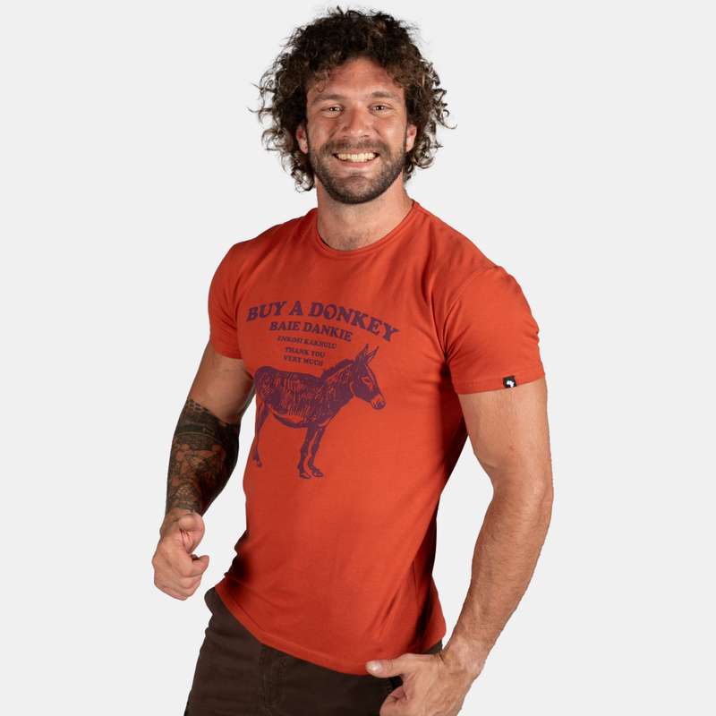 Men's Buy A Donkey Slim Fit T-Shirt