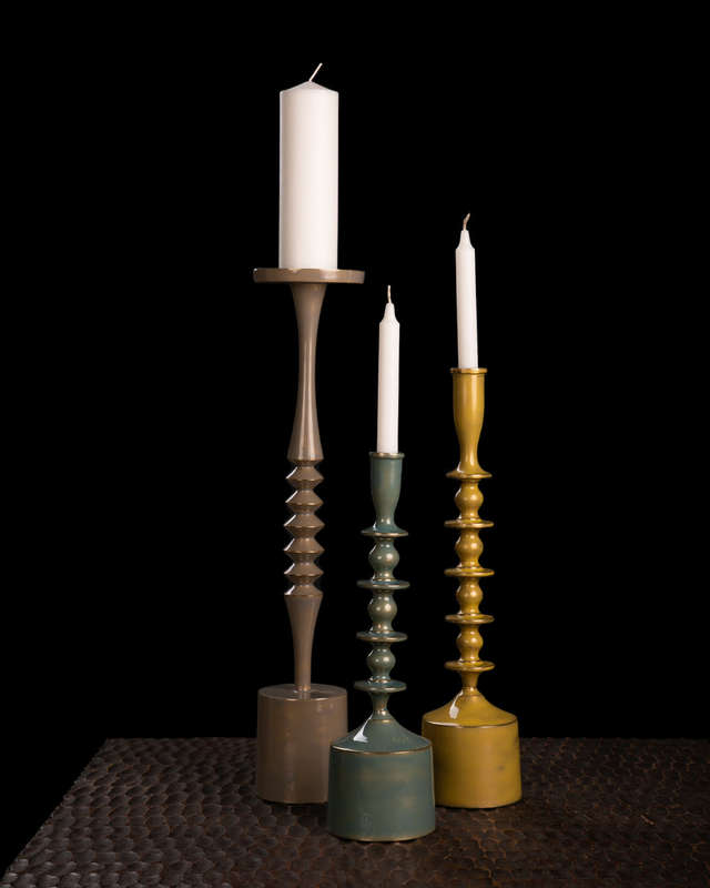Pillar Candle Holder Multicolours Flawless Interior Art