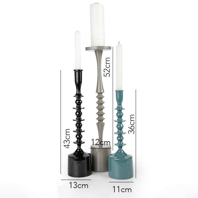 Pillar Candle Holder Multicolours Flawless Interior Art