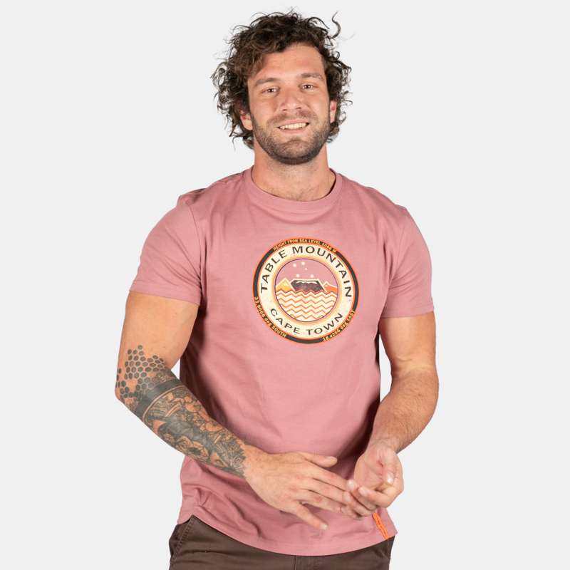 Men's Crew Neck Cape Town Coordinates Short-Sleeve T-Shirt