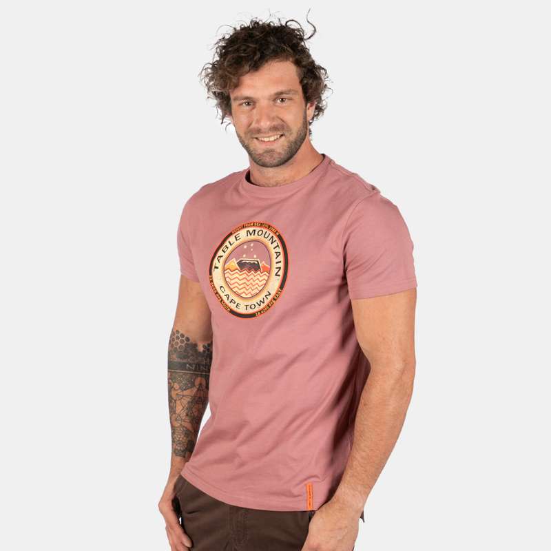 Men's Crew Neck Cape Town Coordinates Short-Sleeve T-Shirt