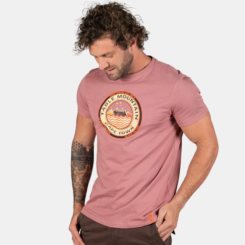 Men's Crew Neck Cape Town Coordinates Short-Sleeve T-Shirt