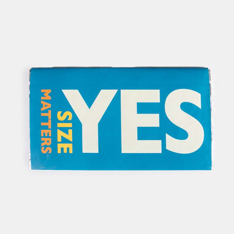 Yes Size Matters Chocolate Slab 250g
