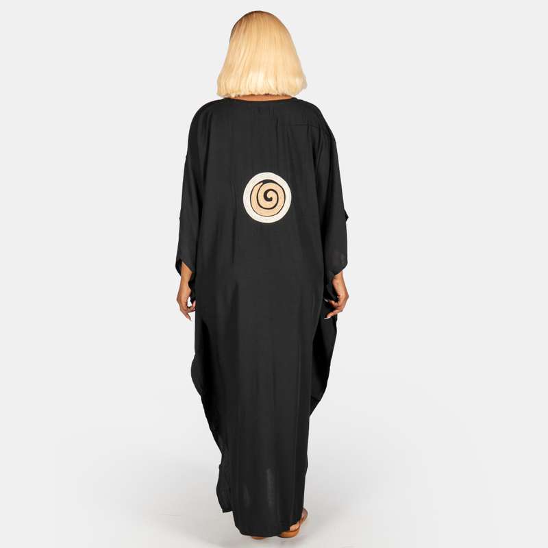 Ladies' Circle Hand Embroidered Long Kaftan