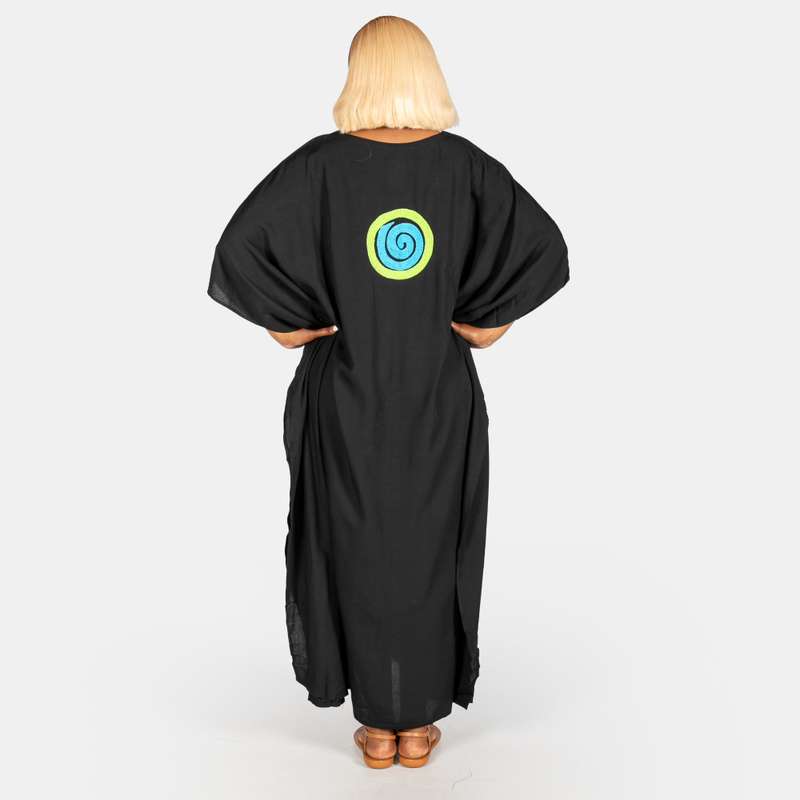 Ladies' Circle Hand Embroidered Long Kaftan