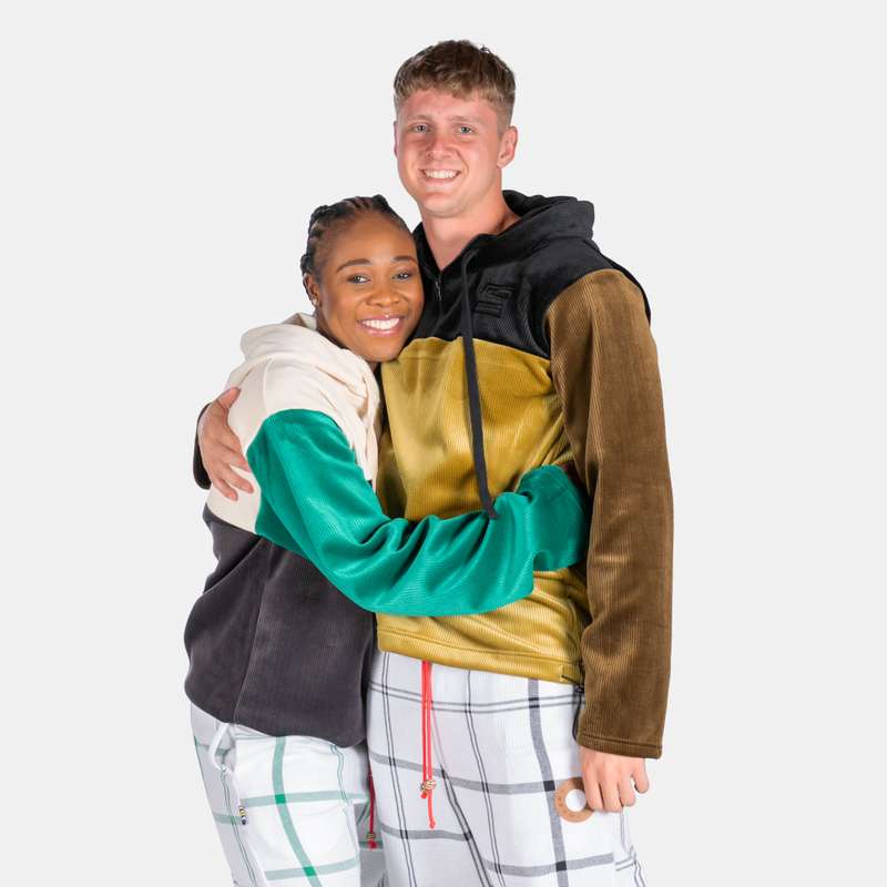 Offshore Zip Sweater For Men And Women Colour Blocking