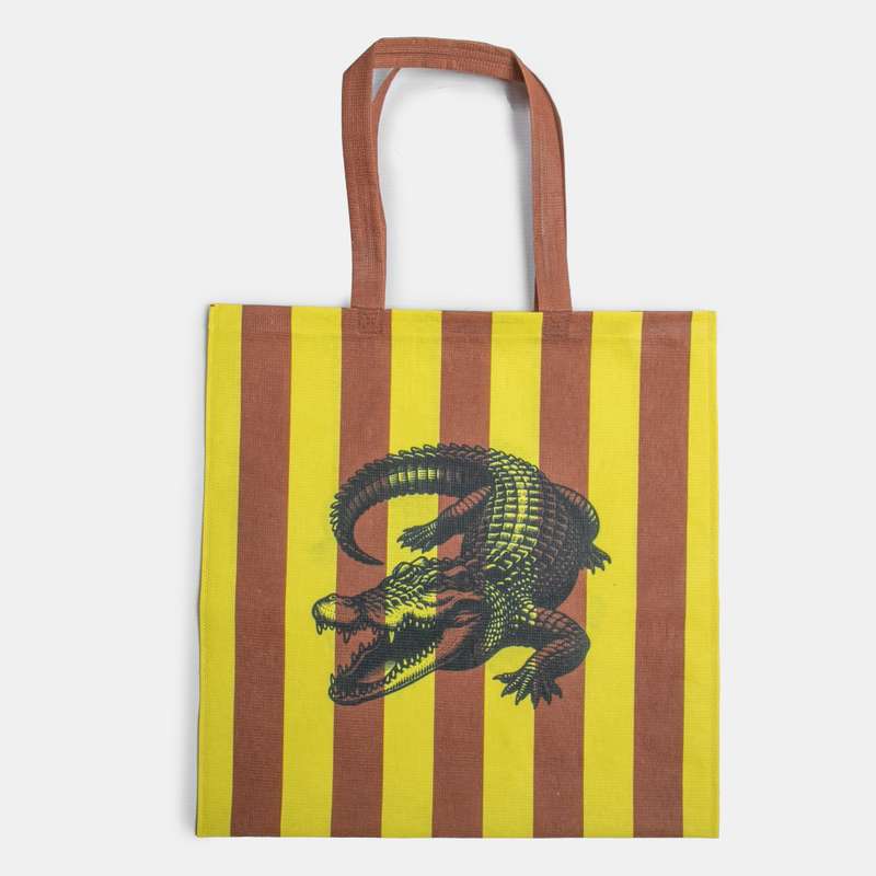 Crocodile Stripe Portfolio Bag