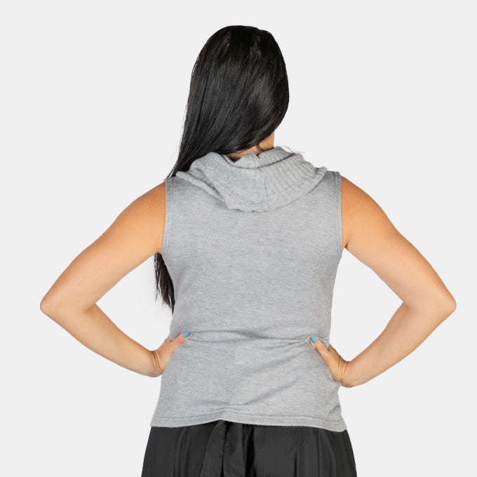 Women's Sleeveless Cowl Top Lightweight Losse Fitting