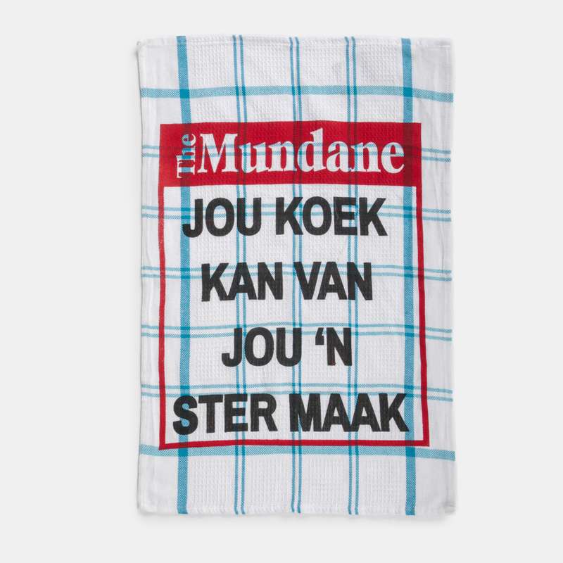 100% Cotton Dish Cloth with Koek Statement