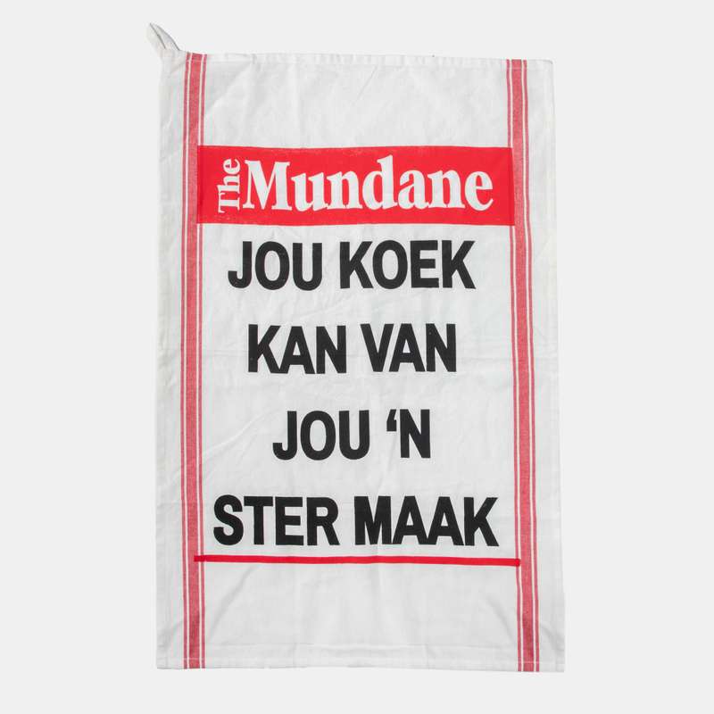 100% Cotton Dish Cloth with Koek Statement