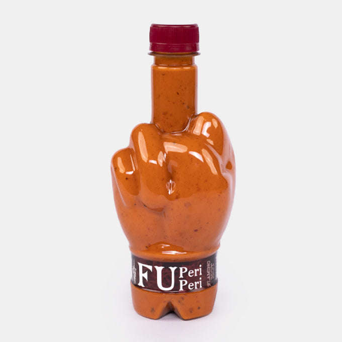 Flaming Hot Peri Peri Sauce in Adults Only Bottle