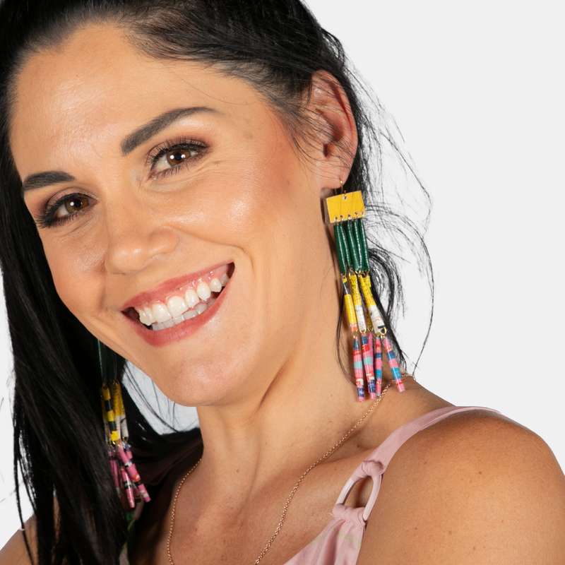 Long Futhi Tassel  Earrings