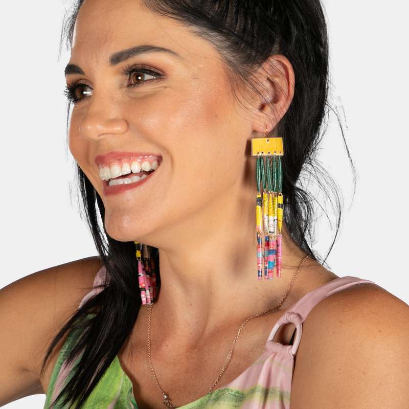 Long Futhi Tassel  Earrings