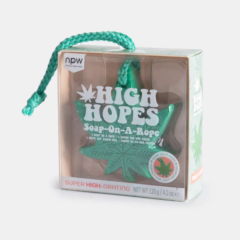 Fun Gift High Hopes Weed Soap On A Rope Shower Time