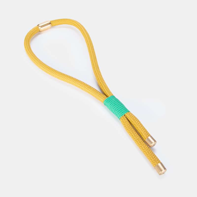 Women's Iris Necklace Woven Rope Magnetic Closure