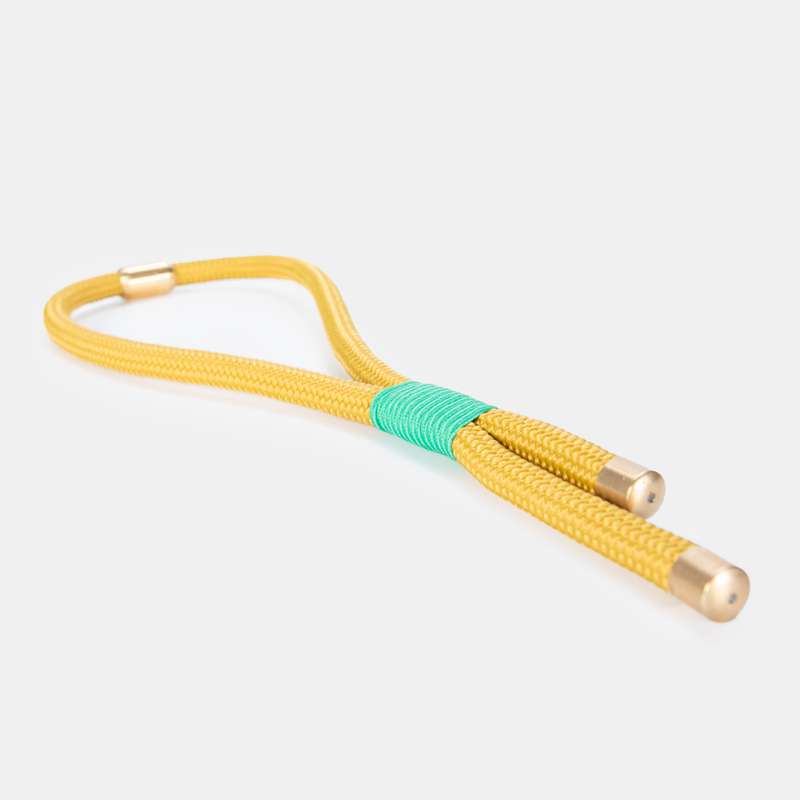 Women's Iris Necklace Woven Rope Magnetic Closure