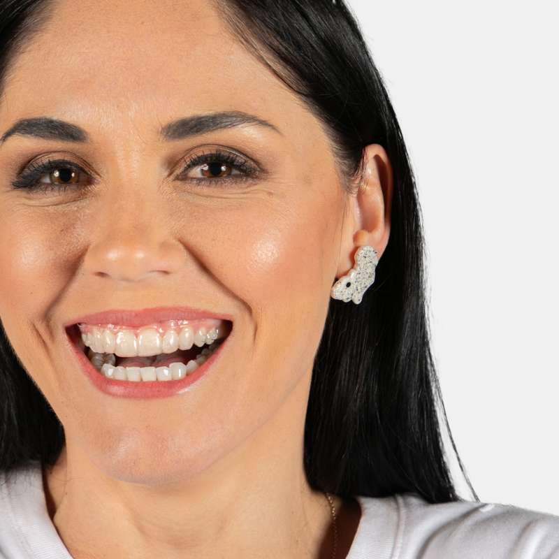 Porcelain Nguni Earrings