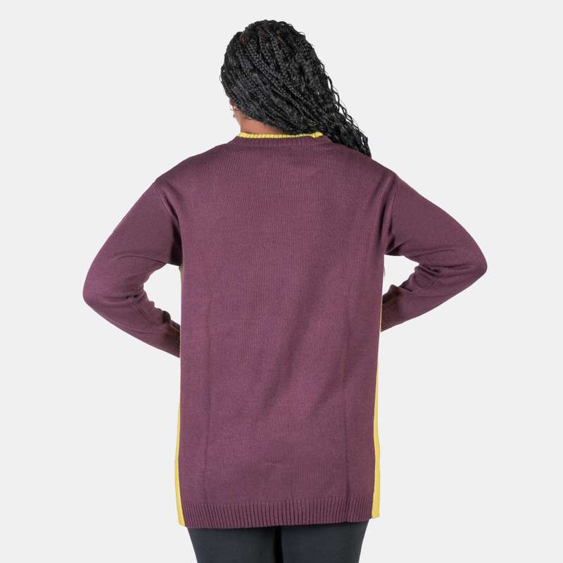 Women's Ribbed Crew Neck Contrast Colour Detail Fonda Jersey