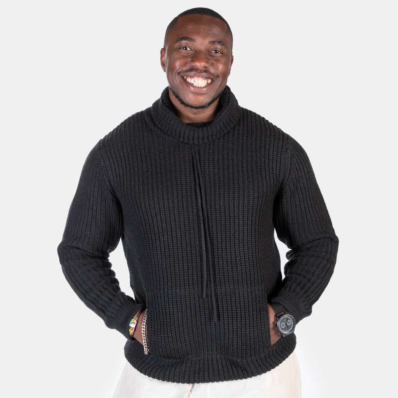 Men's Versatile Colour Thick Ribbed Knit Ryan Jersey