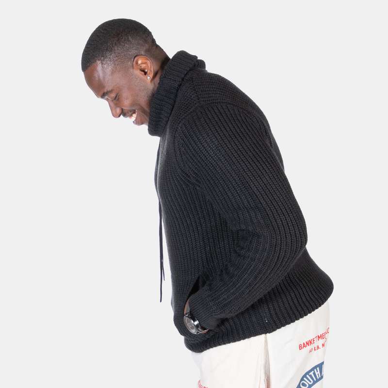 Men's Versatile Colour Thick Ribbed Knit Ryan Jersey