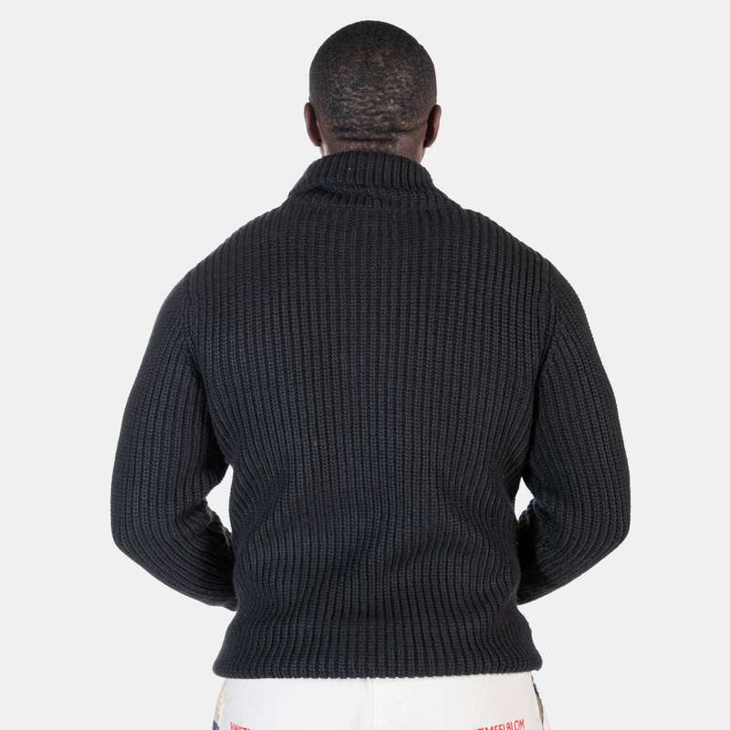 Men's Versatile Colour Thick Ribbed Knit Ryan Jersey