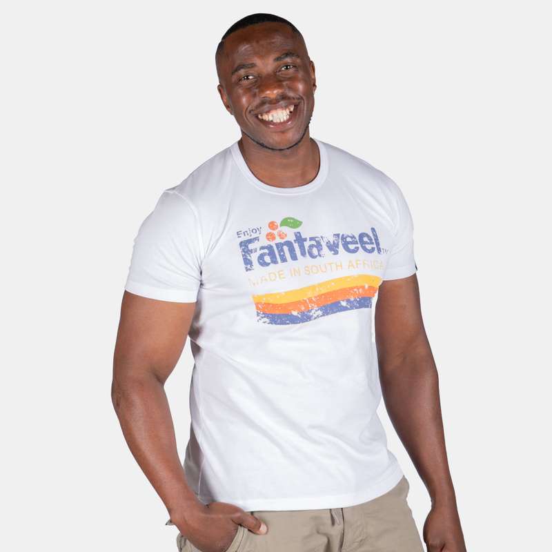 Men's Fantaveel Soda Drink Retro Design Short Sleeve T-Shirt