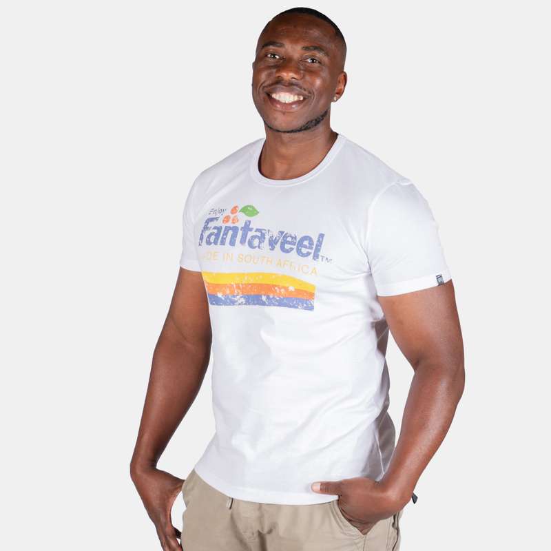 Men's Fantaveel Soda Drink Retro Design Short Sleeve T-Shirt