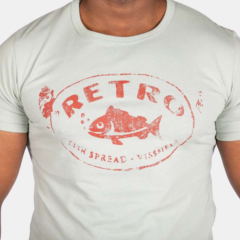 Men's Retro Fish Spread Short Sleeve T-Shirt