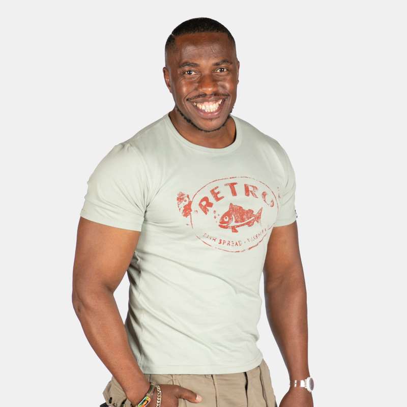 Men's Retro Fish Spread Short Sleeve T-Shirt