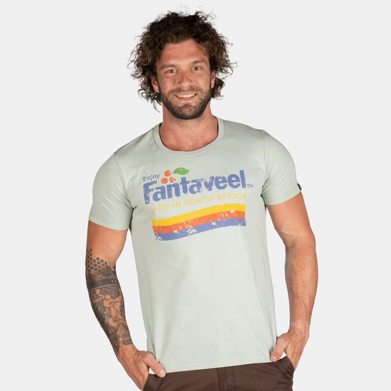 Men's Fantaveel Soda Drink Retro Design Short Sleeve T-Shirt