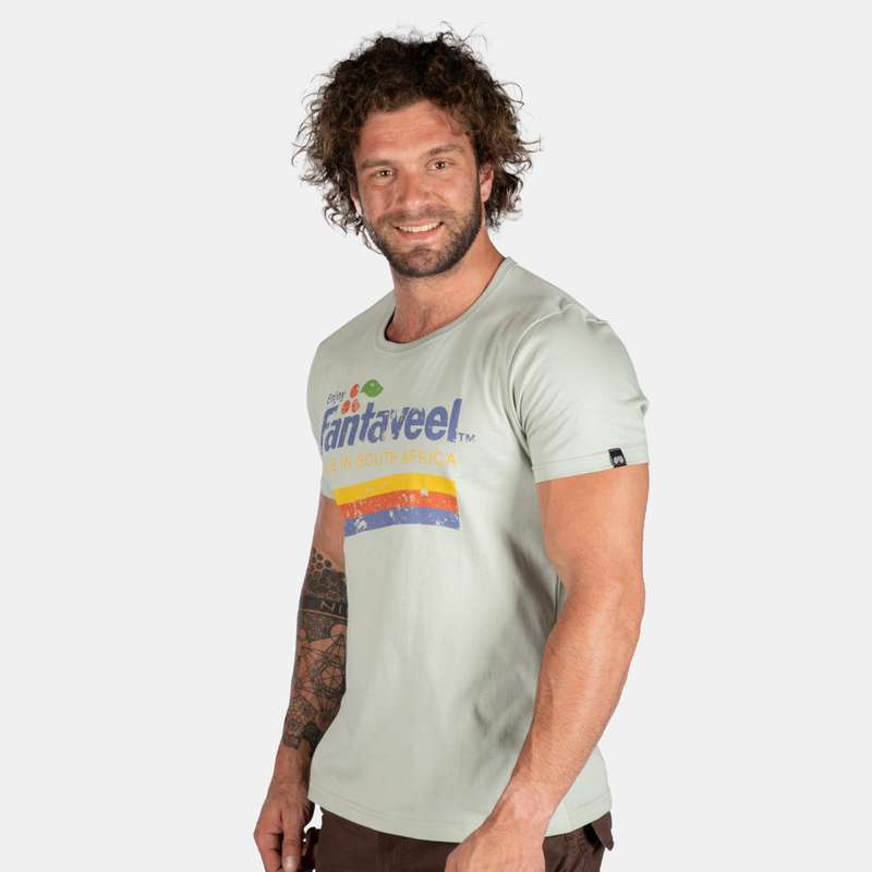 Men's Fantaveel Soda Drink Retro Design Short Sleeve T-Shirt