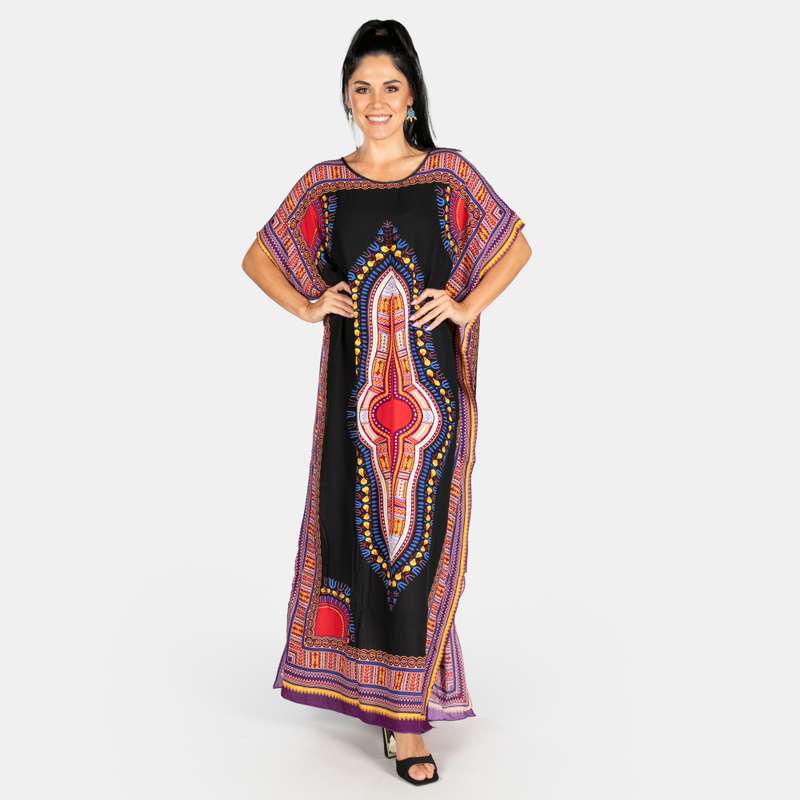 African Dashiki Printed Kaftan