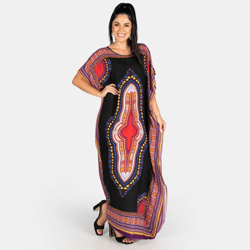 African Dashiki Printed Kaftan