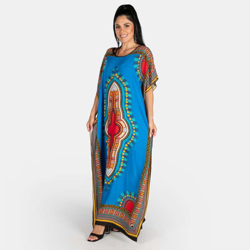 African Dashiki Printed Kaftan