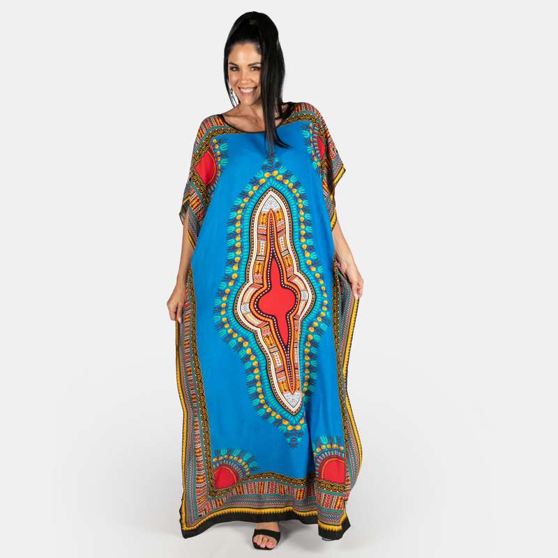 African Dashiki Printed Kaftan