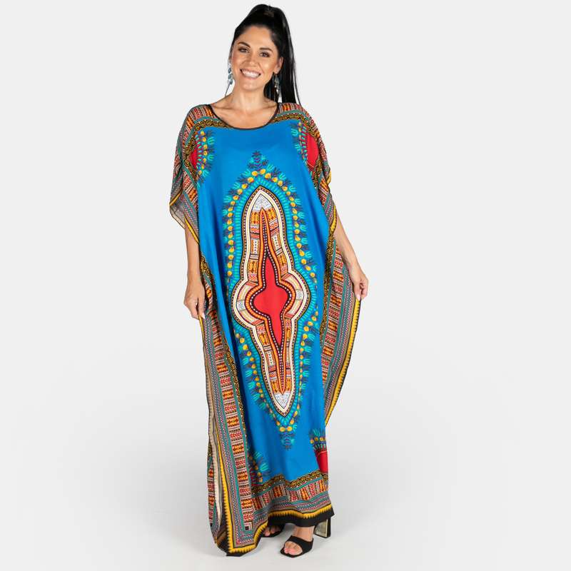 African Dashiki Printed Kaftan