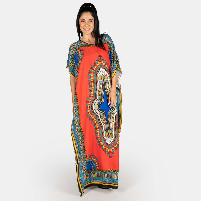 African Dashiki Printed Kaftan