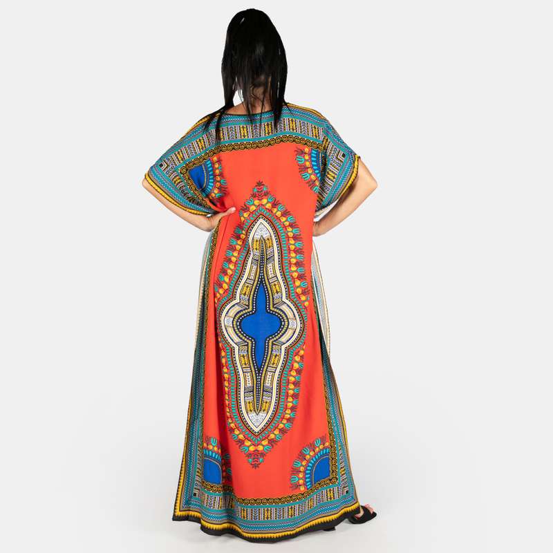African Dashiki Printed Kaftan