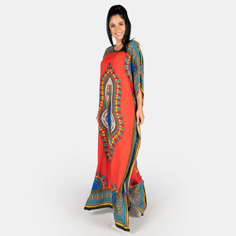 African Dashiki Printed Kaftan