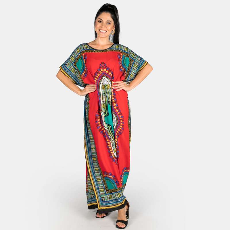 African Dashiki Printed Kaftan