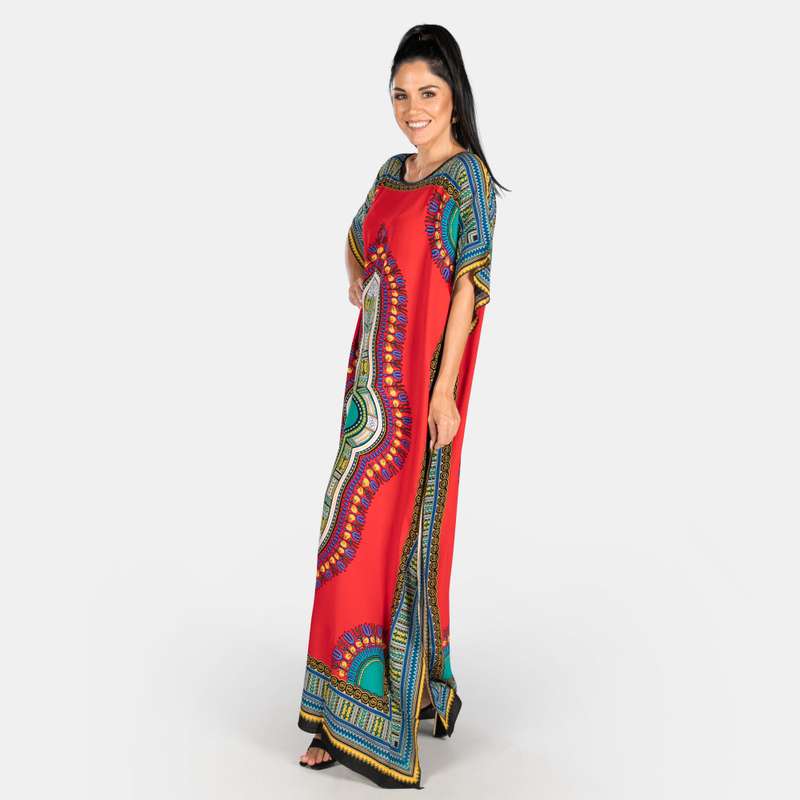 African Dashiki Printed Kaftan