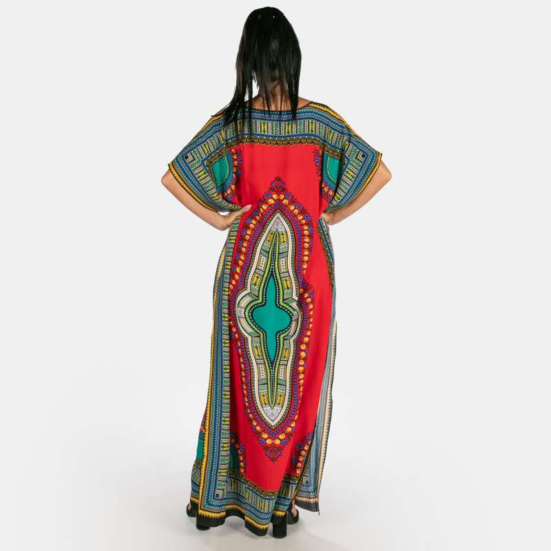 African Dashiki Printed Kaftan